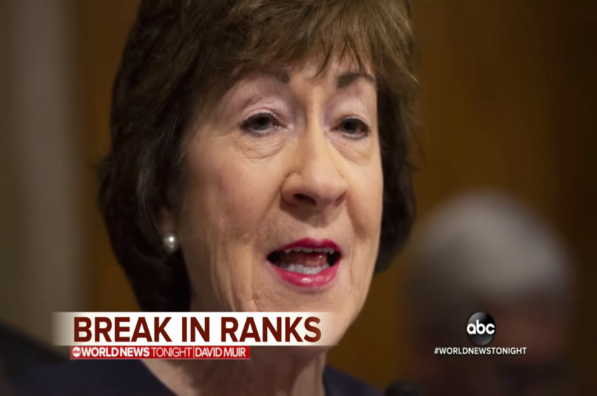  Susan Collins working with ‘small group’ of GOP senators to call impeachment trial witnesses