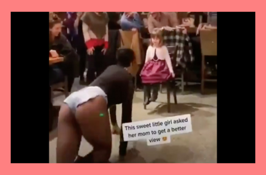  TikTok Video Shows Half-Naked Drag Queen Crawling Toward a Little Girl