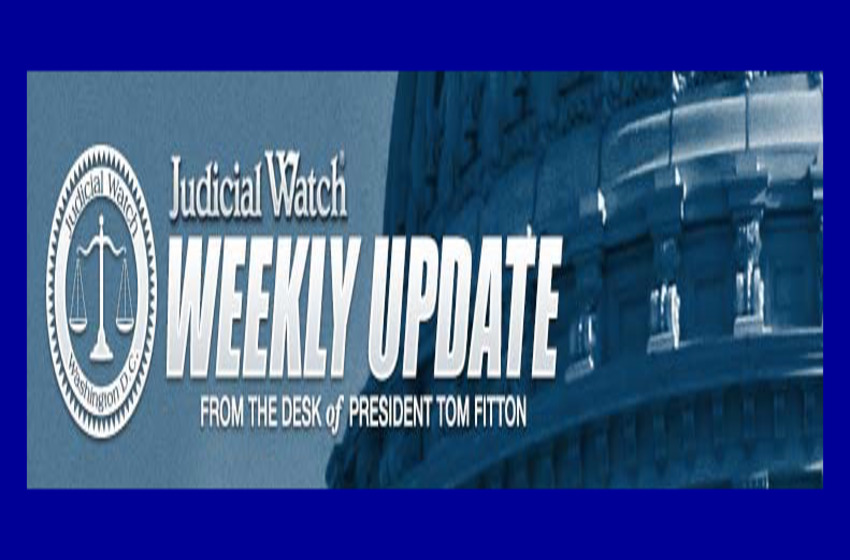  JUDICIAL WATCH SUES TO CLEAN UP VOTER ROLLS IN NC, CLINTON EMAIL TESTIMONY & #CORONAVIRUS UPDATES