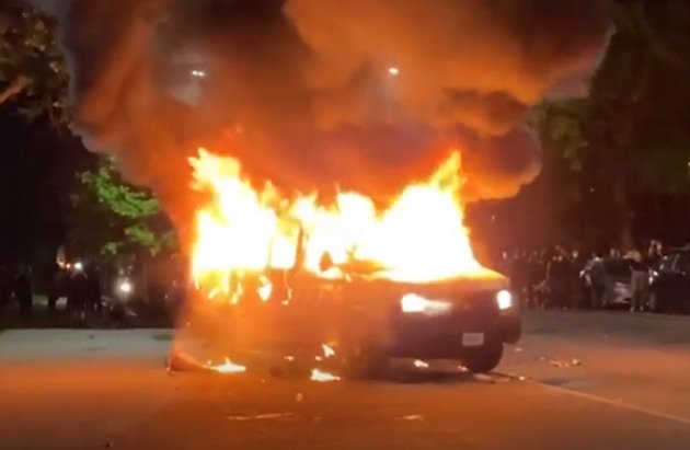  REPORT: Lawyers Who Allegedly Torched NYPD Vehicle During Riots Could Face Life Sentences