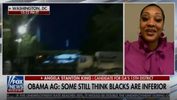  Angela Stanton King to Eric Holder and Obama: “If America Is So Bad Why Are They Fighting to Open Our Borders to All of these Illegal Immigrants” (VIDEO)