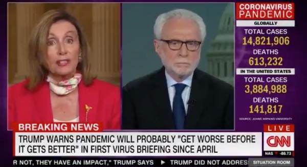  Pelosi Lashes Out at Trump After His Briefing on the China Coronavirus, “Clearly it is the Trump Virus” (VIDEO)