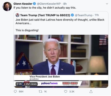  Fake News WaPo Runs Defense for Biden only for Biden to Admit He Did Indeed Say What Was Claimed