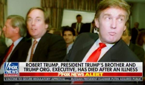  After President Trump’s Younger Brother Dies, Leftists on Twitter Start Trending “Wrong Trump”