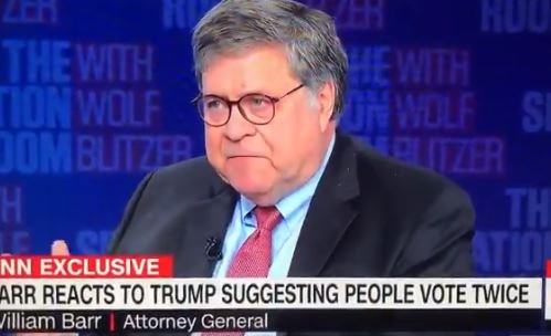  “This is Playing with Fire! We’re a Very Closely Divided Country Here!” – WOW! AG Bill Barr GOES OFF on Wolf Blitzer on Mail-in Voter Fraud (VIDEO)