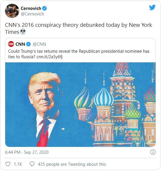  FRIENDLY FIRE: CNN’s Conspiracy Theory on Trump’s Ties to Russia Debunked by NY Times