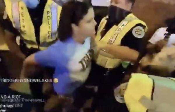  Nashville Police Arrest Woman in Trump 2020 Shirt for Not Wearing a Mask Outside (VIDEO)