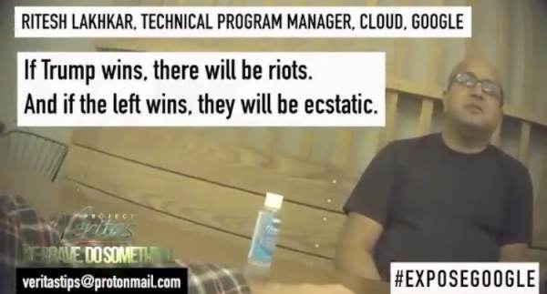 O’Keefe Strikes Again! Google Program Manager Confirms Election Interference in Favor of Joe Biden (VIDEO)