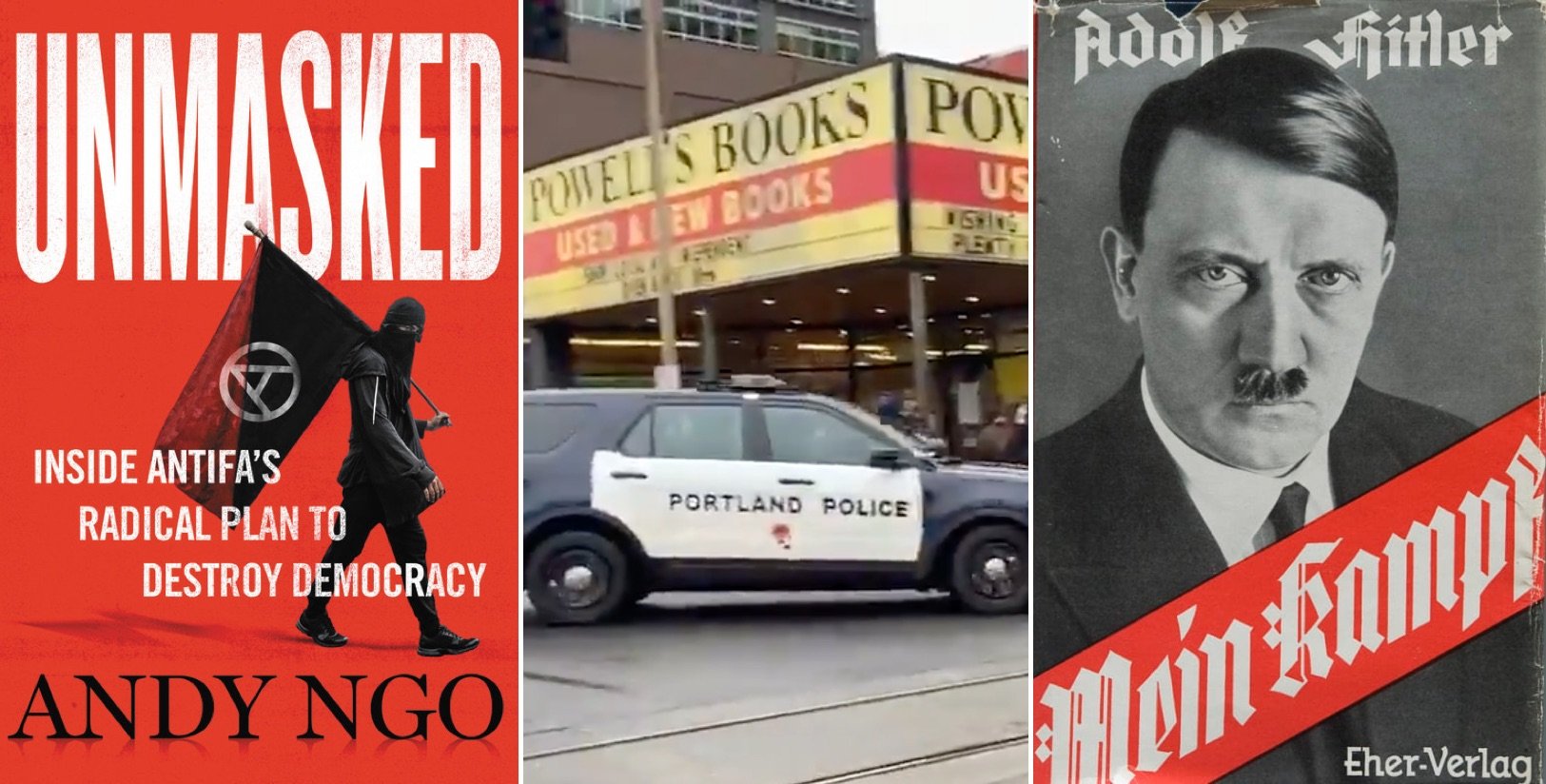  Antifa Bullies Powell’s Books Into Removing Andy Ngo’s Book; Still Sells 60+ Versions of Mein Kampf (VIDEO)
