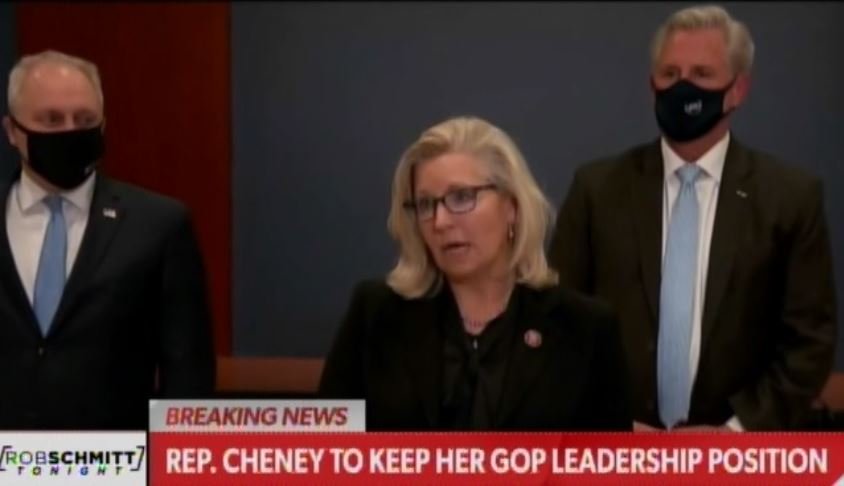  “We Really Did Have a Terrific Vote Tonight”- Trump-Hater Liz Cheney Gloats after GOP Lawmakers Vote 145-61 to Keep Her in Leadership Role (VIDEO)