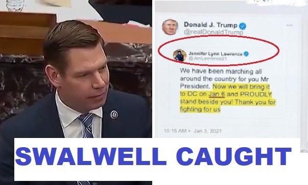  BUSTED! Eric Swalwell Caught Using Photoshopped Tweet at Impeachment Trial #FakeNews