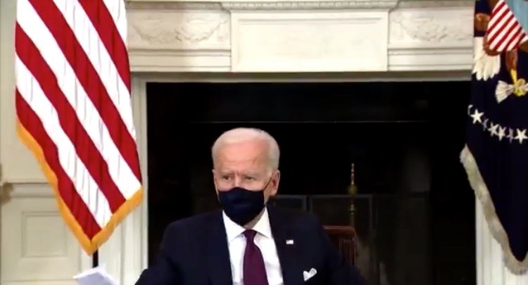  White House Cuts Biden Live Feed Again As He Offers to Take Questions After Covid Roundtable Discussion (VIDEO)