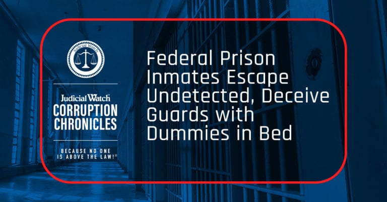  Federal Prison Inmates Escape Undetected, Deceive Guards with Dummies in Bed