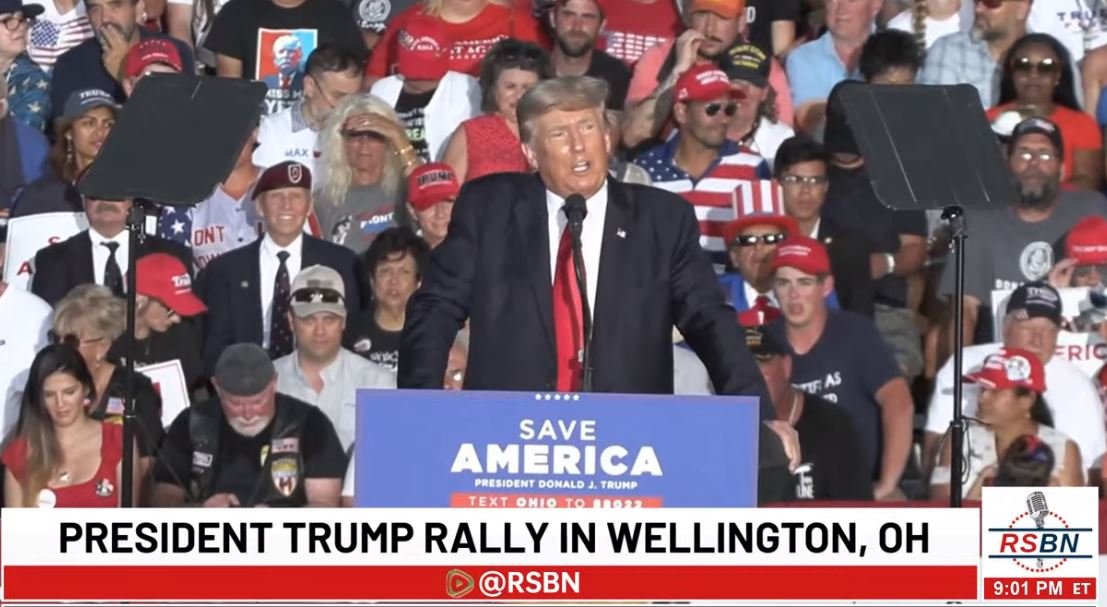  HUGE! Loudest Cheer of the Night is “TRUMP WON!” at First Rally of the Year in Wellington, Ohio (VIDEO)
