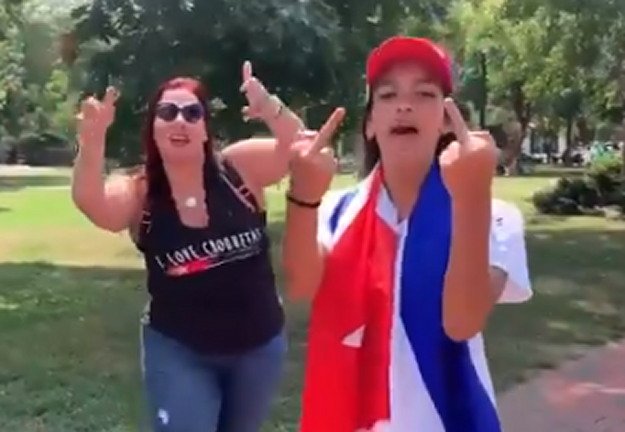  Code Pink Radicals Don’t Understand Why Cuban-American Protesters Want Nothing To Do With Them (VIDEO)