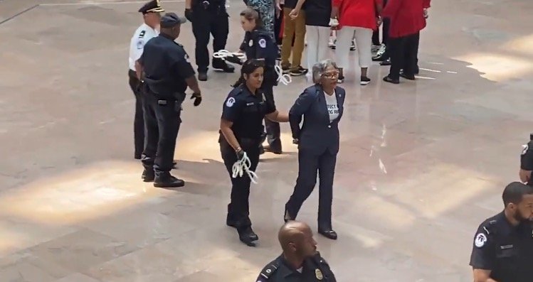  TODAY’S DOUBLE STANDARD JUSTICE SYSTEM: Dem Rep Joyce Beatty STORMS US Capitol, Arrested and Released Soon After While Trump Supporters Languish in Isolation in Prison for 6 Months for Same Crime