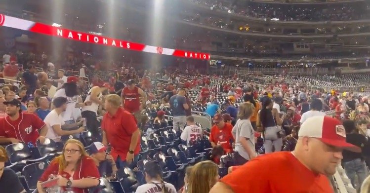  Active Shooter Outside Washington Nationals Game Causes Chaos Inside Stadium – Fans Take Cover Under Seats (VIDEO)