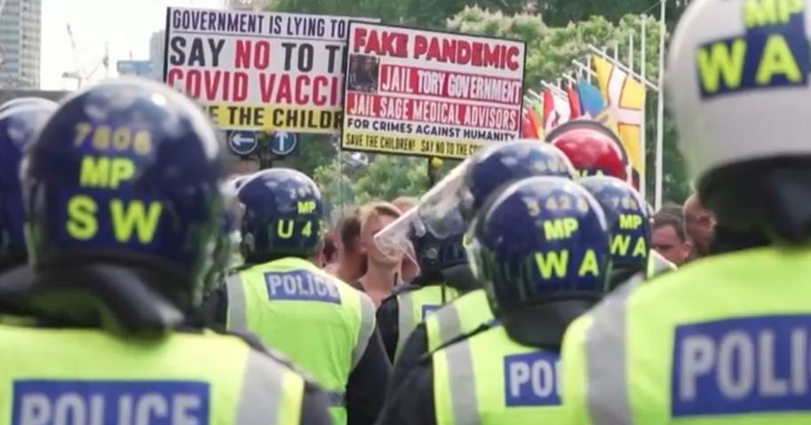  Police Beat Protesters, Arrest 11 at MASSIVE “Freedom Day” Demonstration in London; More Lockdowns Looming