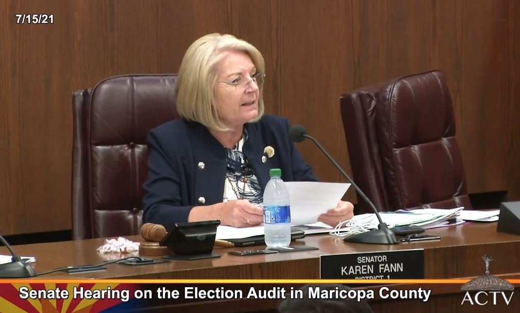  Senate President Karen Fann Calls On Dominion Voting Systems and Maricopa County Supervisors To Appear Before Senate on AUGUST 2nd