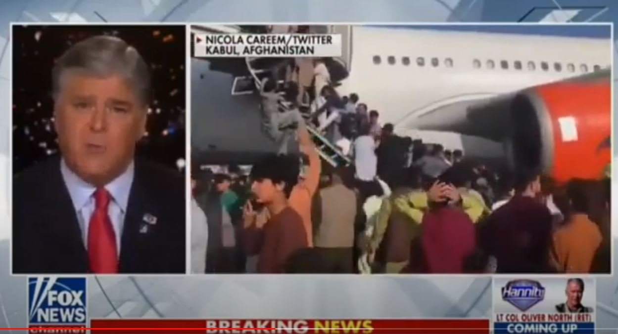  Sean Hannity: “Tonight as We Speak There Approximately 10,000 Americans That Are Still at Kabul’s International Airport” (VIDEO)