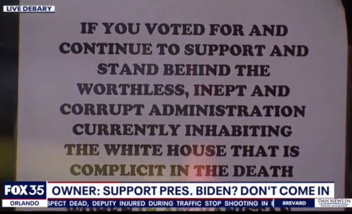  Florida Diner That Asked Biden Supporters To Eat Elsewhere Gets So Much Business They Ran Out Of Food