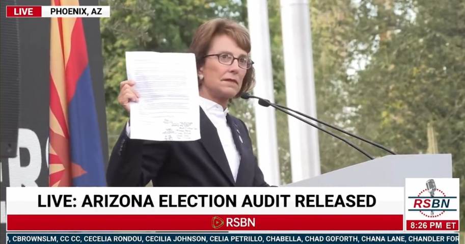  “This is Our New Declaration of Independence” – Wendy Rogers Unveils Letter Signed by 41 State Legislators From 15 States Calling For a Nationwide Audit and Decertification