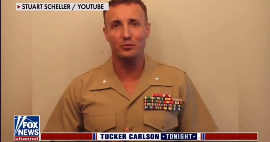  “This is Wrong and It Will Not Stand:” Lt. Col. Scheller’s Attorney Joins Tucker Carlson to Discuss His Political Imprisonment For Speaking Out Against Biden’s Afghanistan Debacle; Marine’s Father Also Issues Statement – (Video)