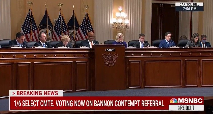  January 6 Committee Votes 9-0 to Refer Steve Bannon to DOJ to Face Criminal Contempt Charges (VIDEO)