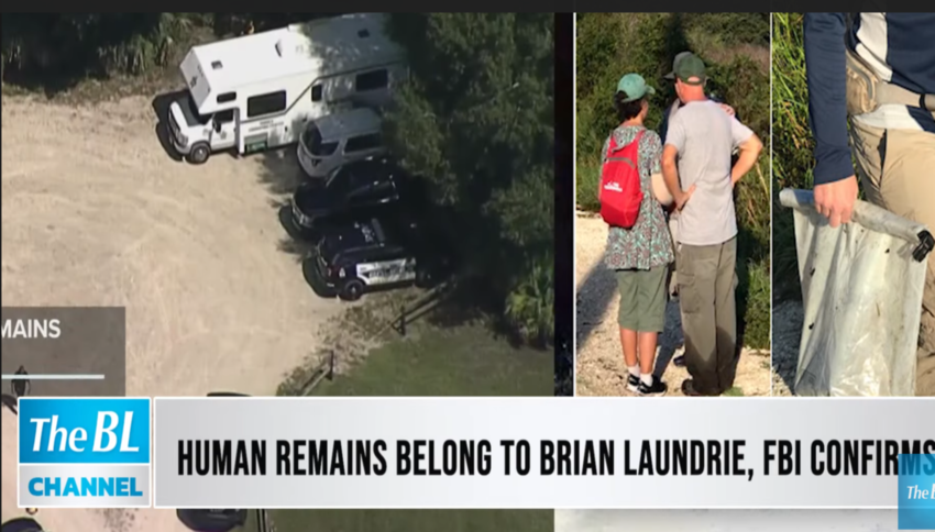  Human remains belong to Brian Laundrie, FBI confirms