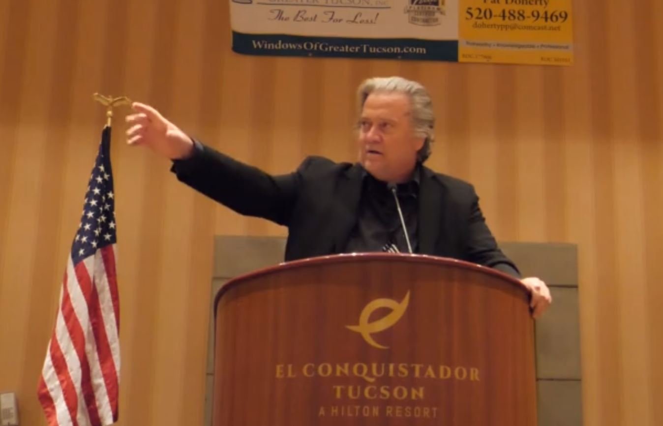  “Donald Trump’s Victory in 2016 Was Providential… In 2020 Donald Trump Won a Bigger Victory” – Steve Bannon Ignites the GOP Crowd in Pima County (VIDEO)