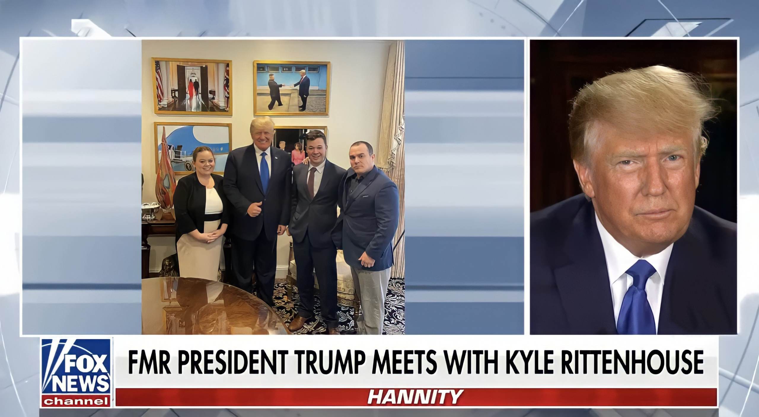  Kyle Rittenhouse and His Mother Flew Out to Meet with President Trump in Mar-a-Lago (Video)