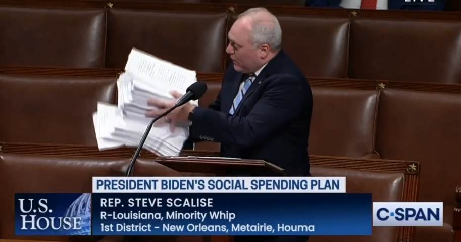  Must Watch: Rep. Steve Scalise SHREDS Biden’s Disaster ‘Build Back Better’ Package In Firey Late Night Hearing – Millions of Illegals Will Be Granted Amnesty, Trillions in Additional Taxes and Debt