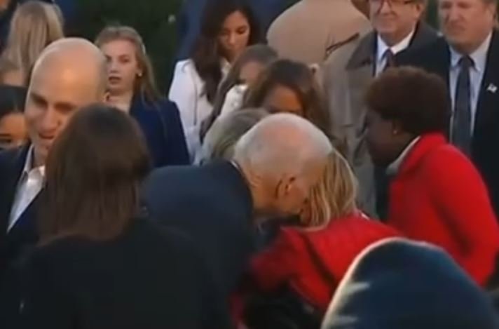  Gross. Biden Was Sniffing the Kids Again today at Turkey Pardon — Who Does This? (VIDEO)