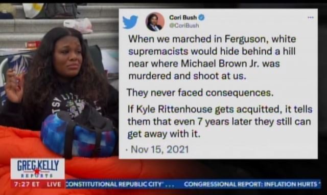  Marxist Rep. Cori Bush Jumps Shark, Posts Bizarre Tweet, Claims White Supremacists Fired on Protesters in Ferguson — HERE IS THE TRUTH