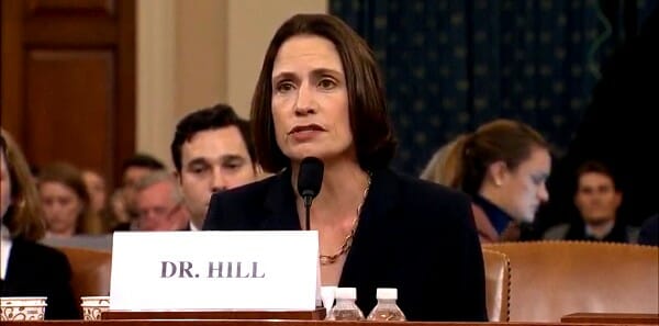 Fiona Hill’s testimony during Trump impeachment now being examined