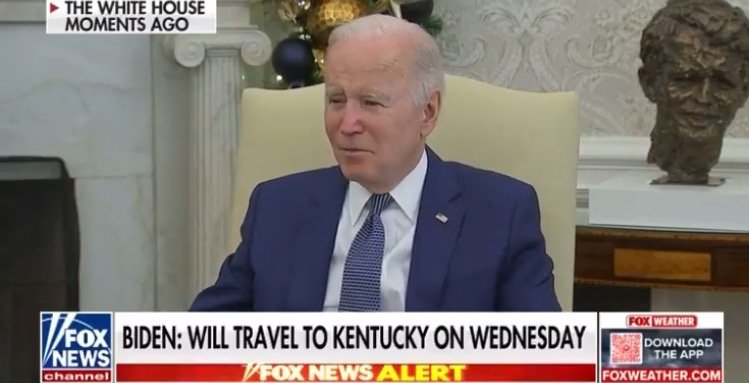  Biden to Travel to Tornado-Ravaged Kentucky on Wednesday… Will Have His Team Set Up Covid Booster Shot Sites (VIDEO)