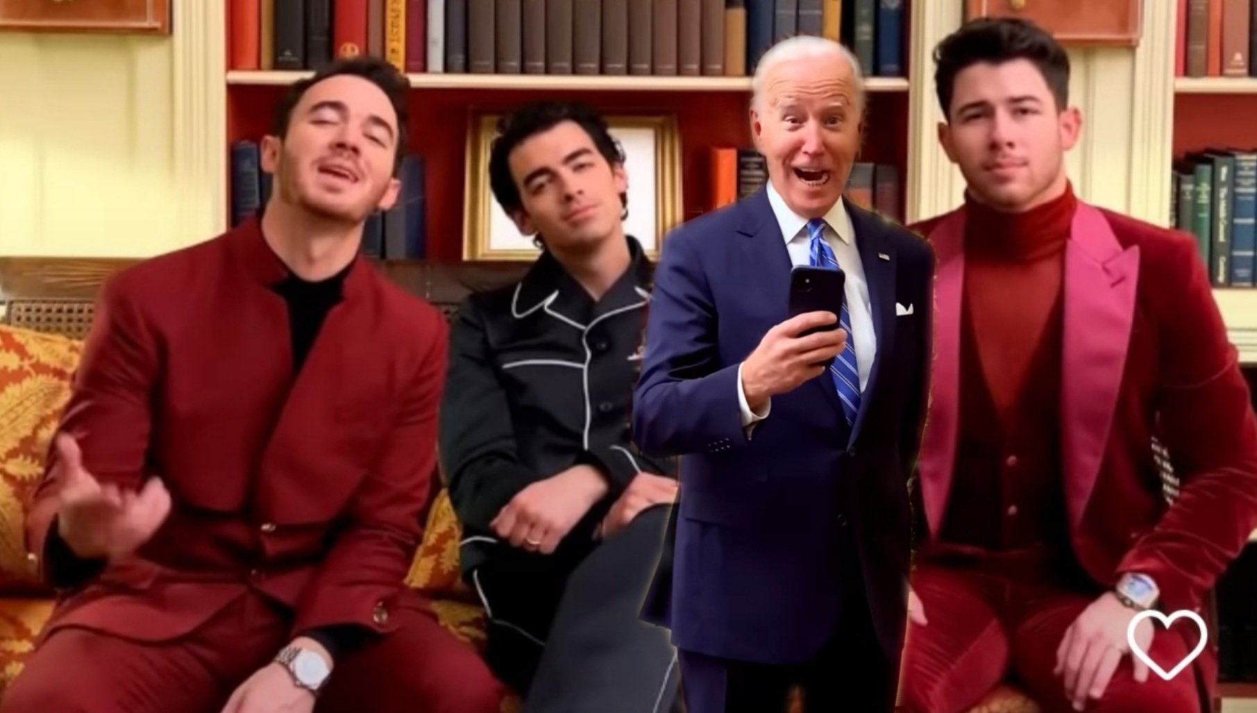  CRINGE: Biden Teams Up With Jonas Brothers to Shamelessly Peddle Vaccines in Stomach-Turning Propaganda Video