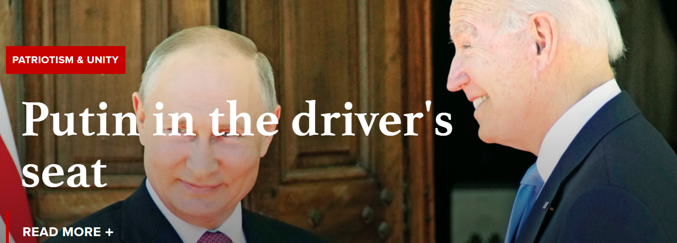 Putin in the driver’s seat