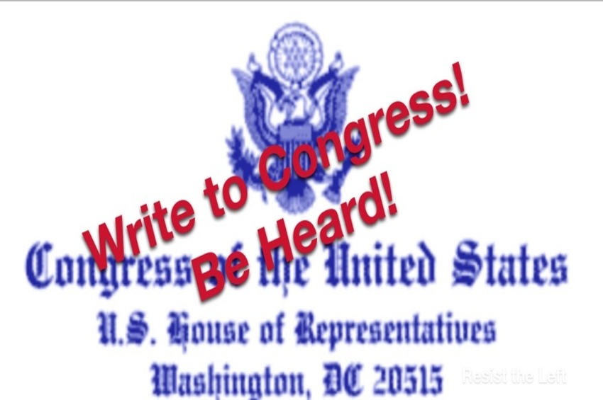  Letter To Congress