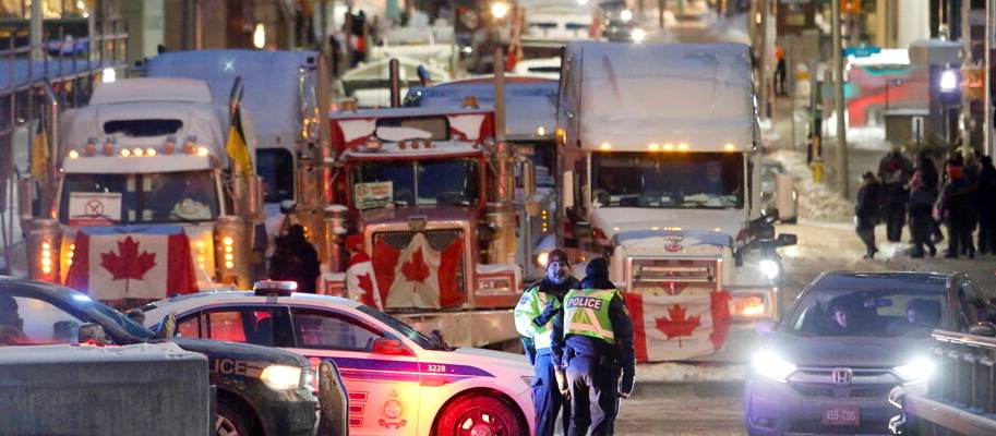  Just In: Canadian Judge Issues Temporary Injunction Against HONKING As Trucker Convoy Continues to Protest – Says Resident’s Right for “Quiet” Supersedes Citizen’s Right to Protest Peacefully
