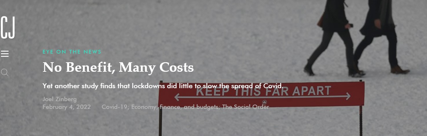  Yet another study finds that lockdowns did little to slow the spread of Covid