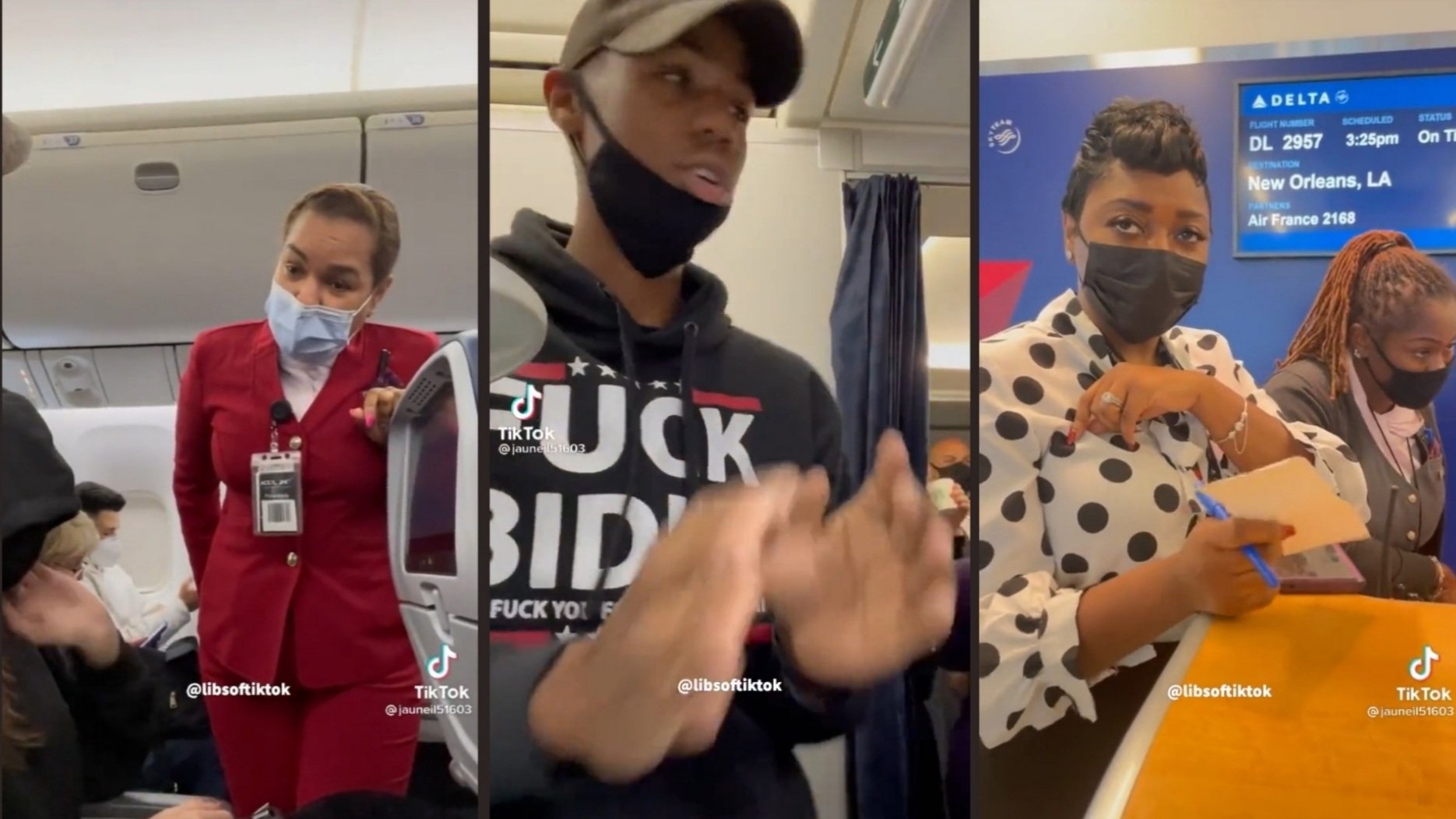  Compliance Is Not Enough: Delta Flight Attendants Threaten Man for Wearing a “F*ck Biden” Hoodie – Then After He Removes it, They Kick Him Off Anyway (VIDEO)