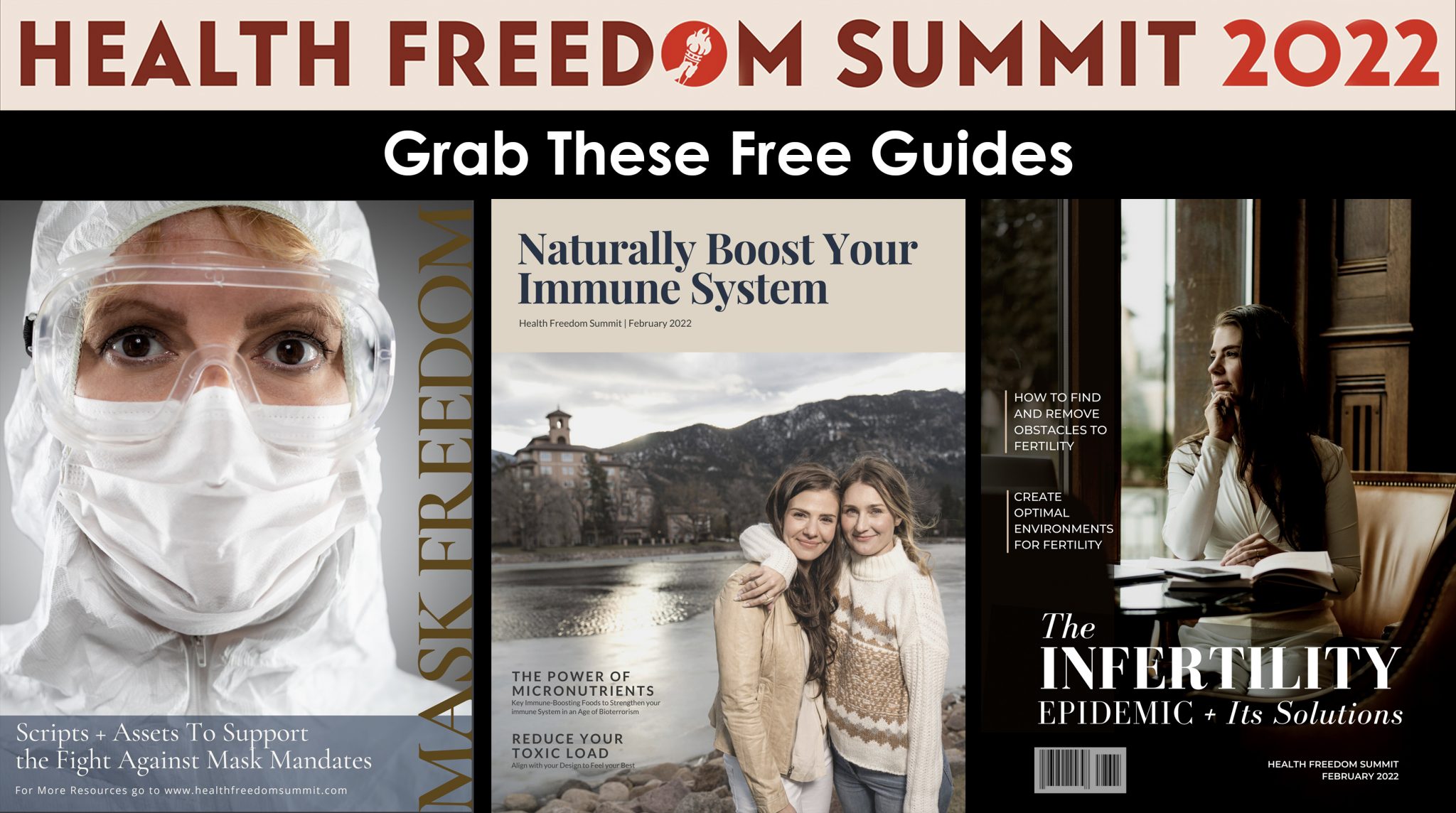  Grab These Free Helpful Guides from Health Freedom Summit 2022