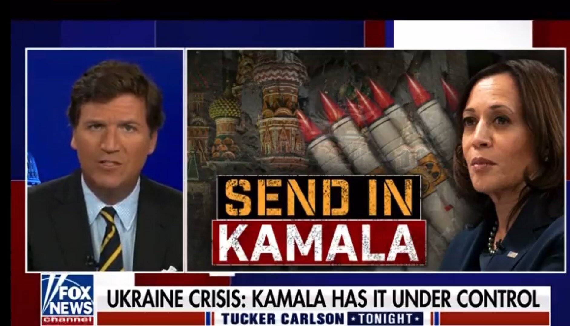  Tucker Gives Blistering Critique Of Incompetent Kamala – “Humiliated The United States”