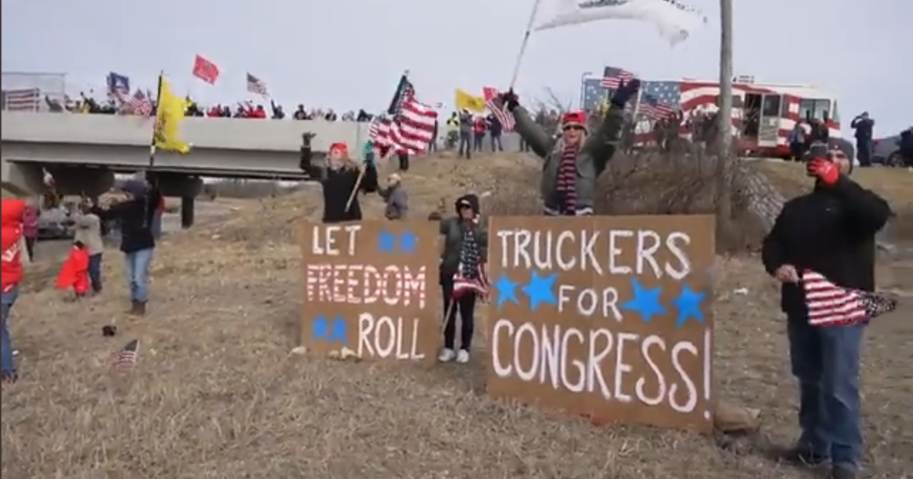  LET FREEDOM ROLL: 70 Mile Long ‘People’s Convoy’ to Descend on Washington, DC SATURDAY – Thousands of Vehicles Gear Up for the Final Stretch (VIDEOS)