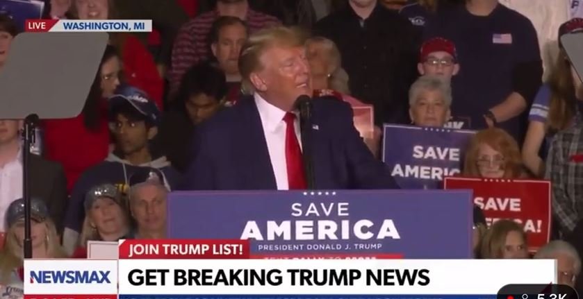  President Trump Comes Out Swinging in Michigan: “The Election Was Rigged and Stolen and Because of that Our Country is Being Destroyed” (VIDEO)