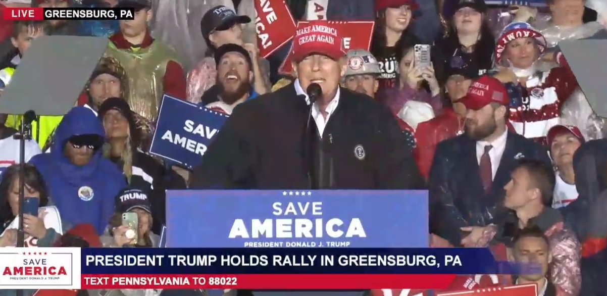  EXCLUSIVE: Key Excerpts from President Trump’s Speech Tonight in Pennsylvania – “Biden Didn’t Get Votes – He Got Ballots…The Only Way They Win Is to Cheat in Elections”