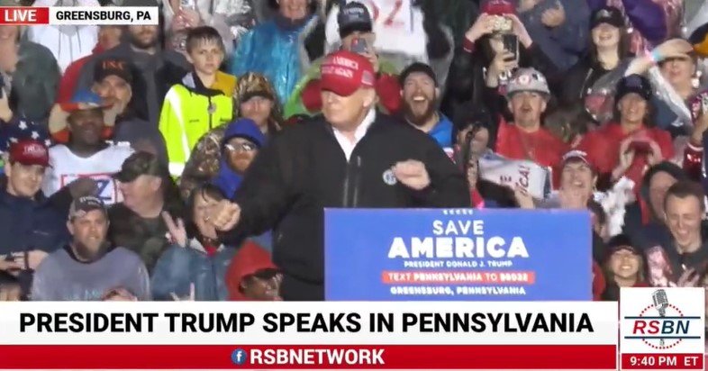  DRAGON ENERGY: Trump Dances Off Stage at PA Rally to “Hold On! I’m Coming!” and It’s AWESOME! (VIDEO)