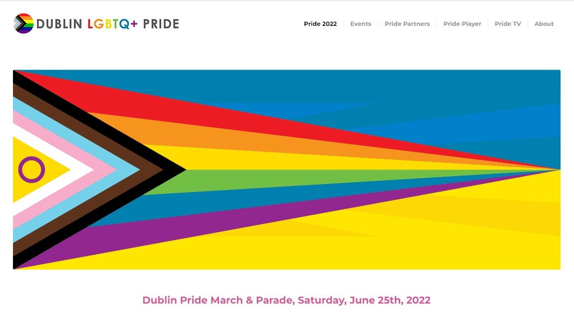  Ireland Adds Ukrainian Colors To LGBTQ Pride Flag