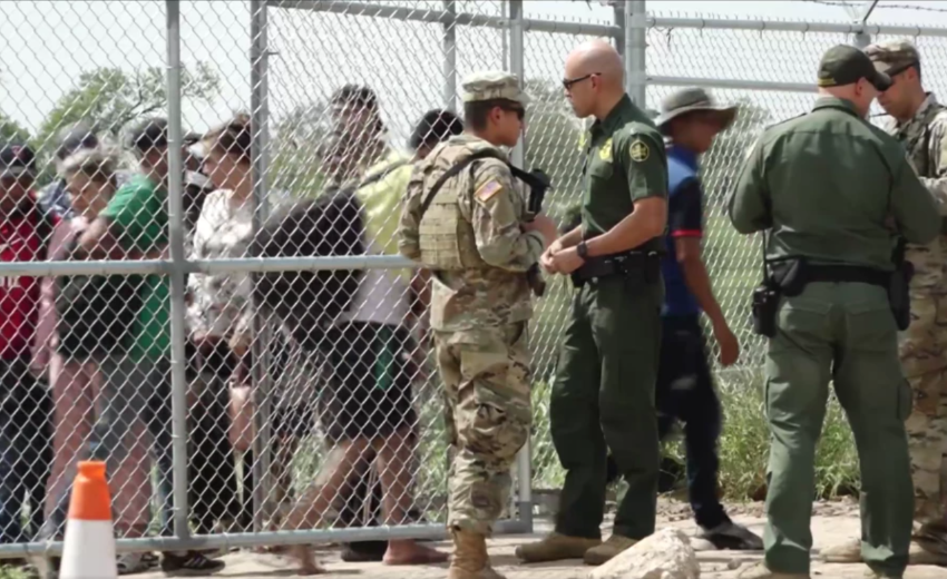  Border Patrol accused of violating protocol by allowing migrants in through fence